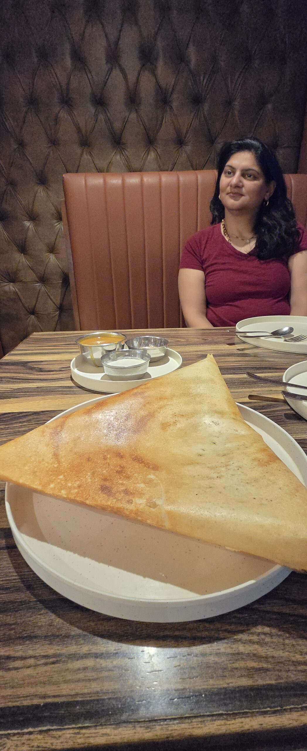 Dosa at Kipps Plaza in Ludhiana, a place Ruby visited during her childhood