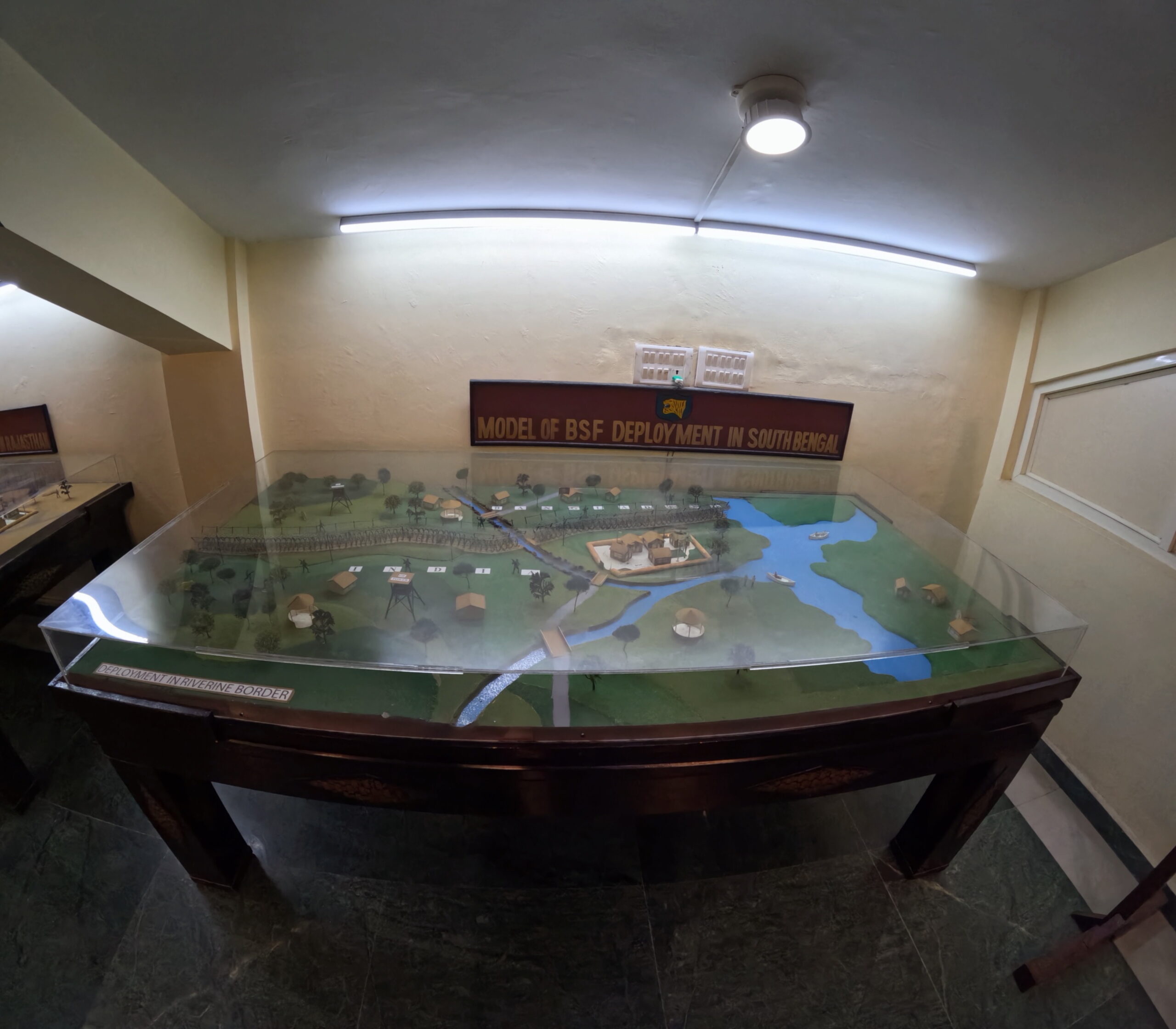 Historical display inside the Hussainiwala museum