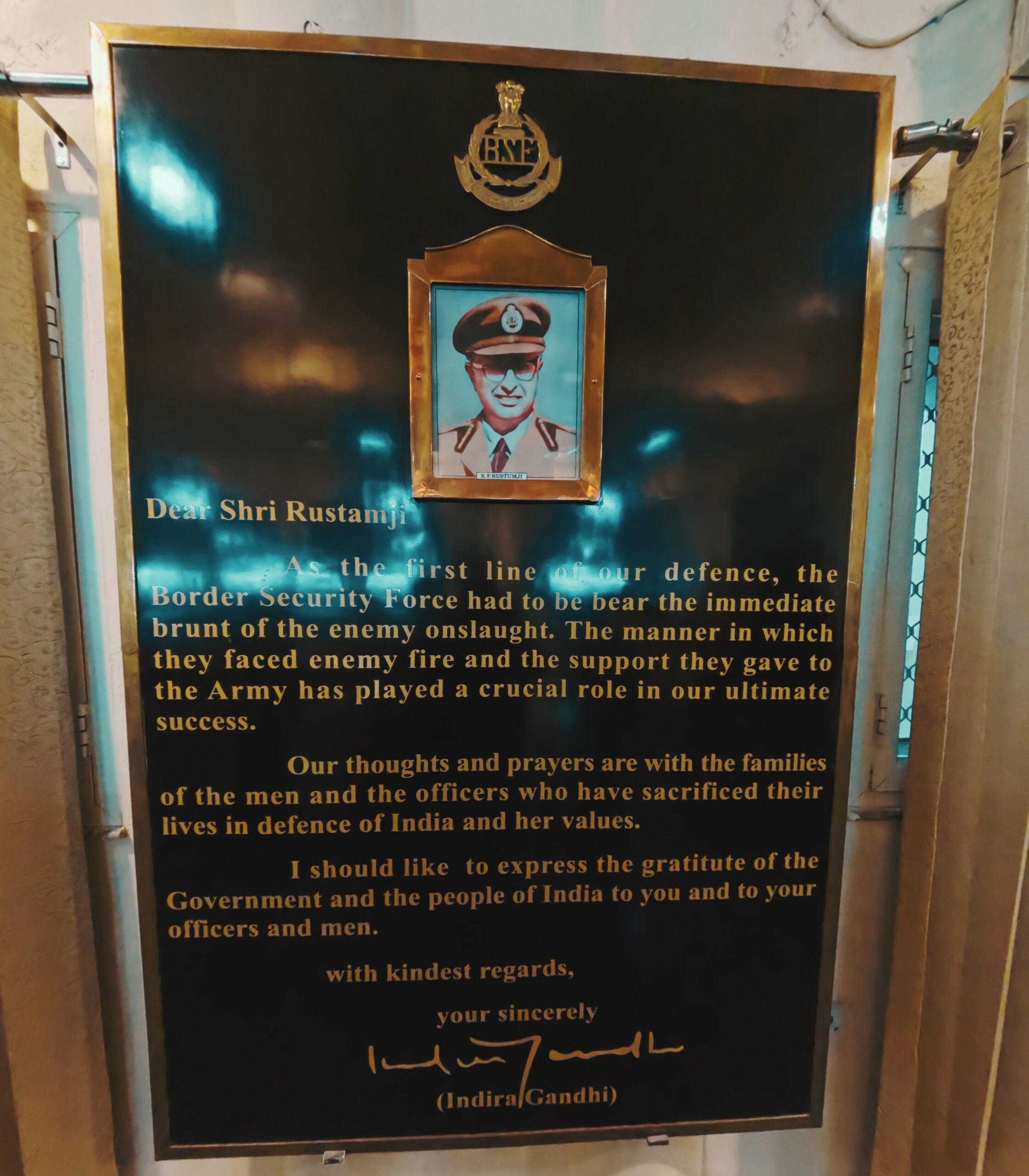 Historical display at Hussainiwala in Punjab